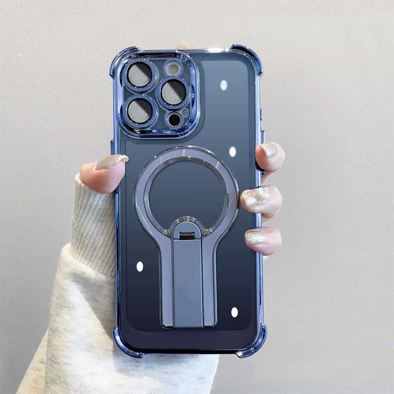 Magnetisk mobilveske med fire hjørner og fallsikring