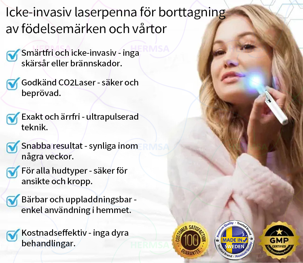 Hermsa® ikke-invasiv laserskaler - fjerning av bein og vorter (🔥Siste dag 80% rabatt)