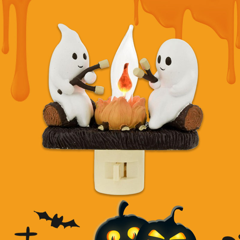 🎃👻 Halloween Spøkelseslampe – Skap skummel stemning! 🔥