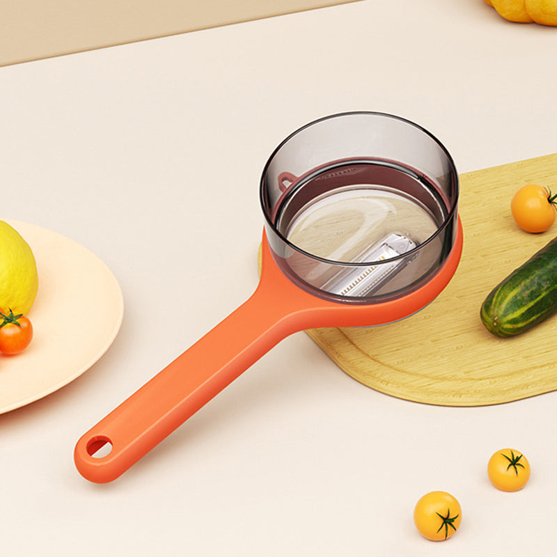 Skreller med bøtteoppbevaring/skreller med bøtteoppbevaring