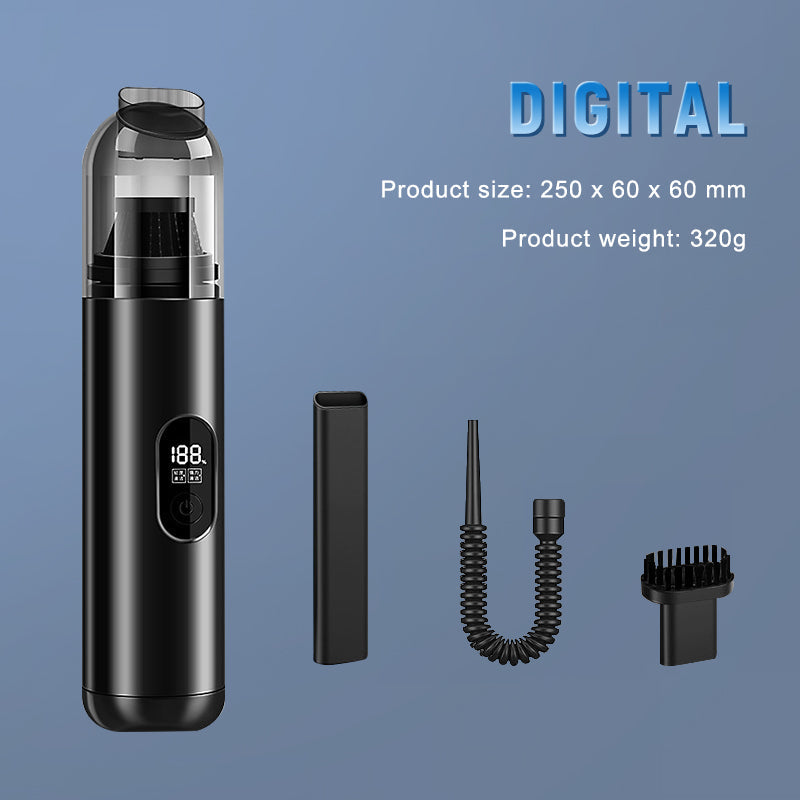 ✨ Håndholdt Støvsuger – Enkel Rengjøring for Hjem & Bil