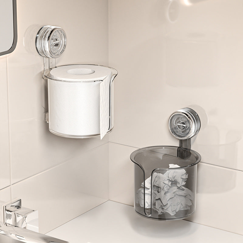 🎁 Kjøp 1, Få 1 Gratis! 🧻 Toalettrullholder Med Sugekopp – Ingen Hull✨