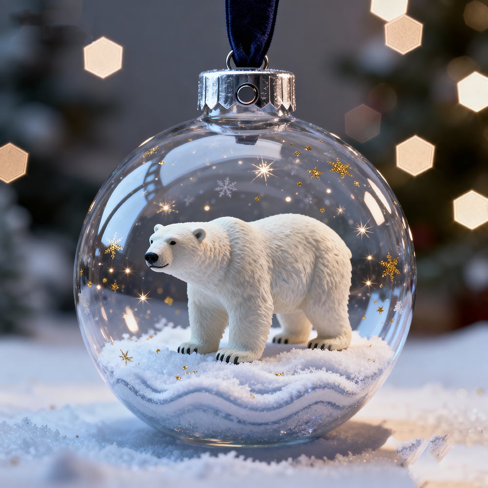🔥🔥Siste dag 49 % rabatt - 2026 Wildlife Wonders-kolleksjonen Krystallglass-ornament (3D)