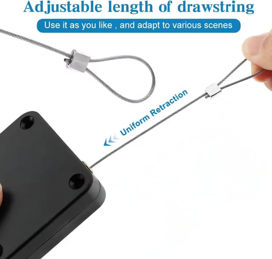 🚪Dørlukker med stillegående buffertrekksnor – Myk & støtfri lukking ✨