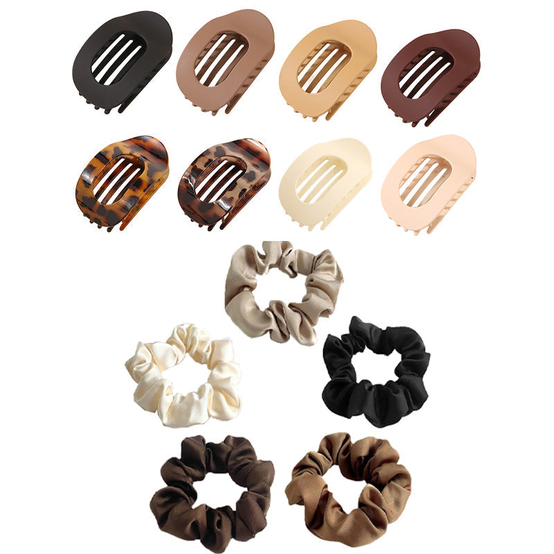 💖✨ Oval Hårgriper Sett (4 stk)