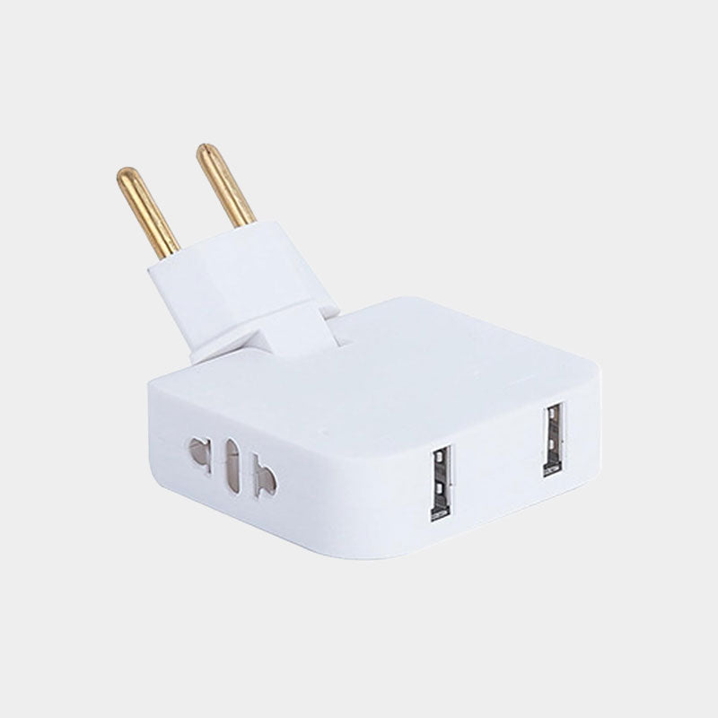 ⚡ Europeisk Strømadapter – Kompakt & Praktisk