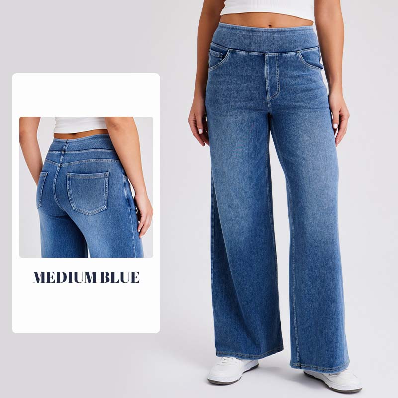 ✨ Høytlivs Jeans med Vide Ben