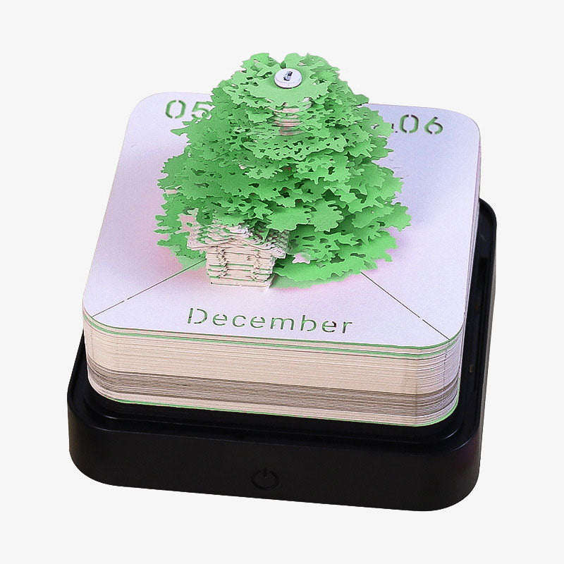 2026 Ny 3D-papirskulptur kalender