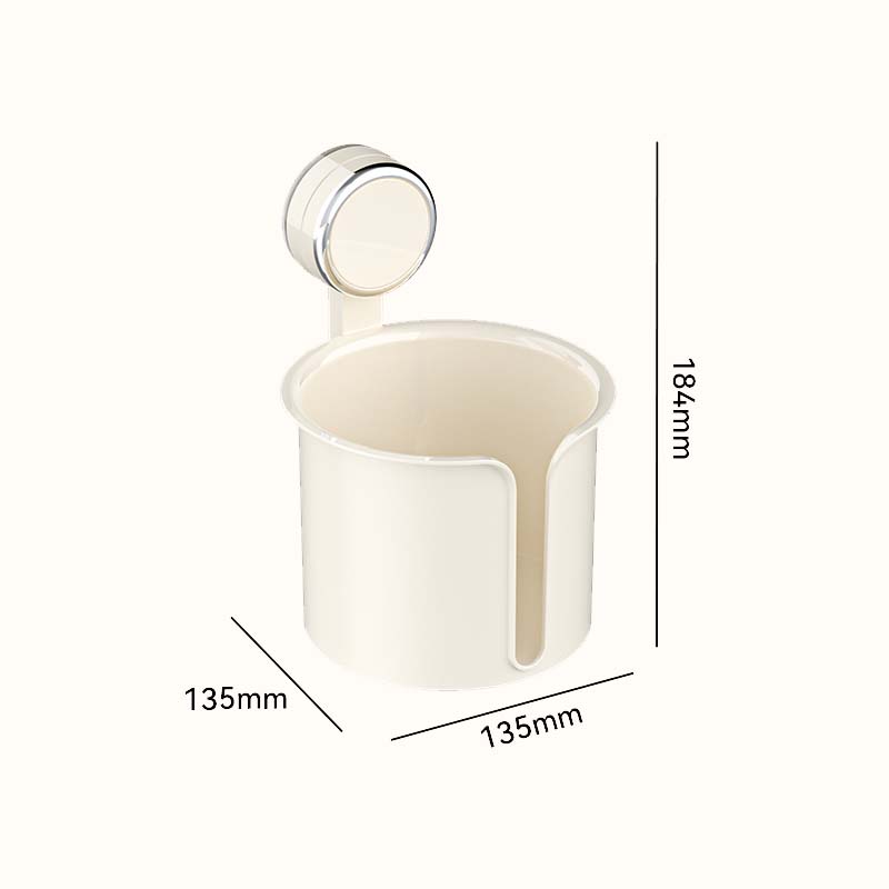 🎁 Kjøp 1, Få 1 Gratis! 🧻 Toalettrullholder Med Sugekopp – Ingen Hull✨