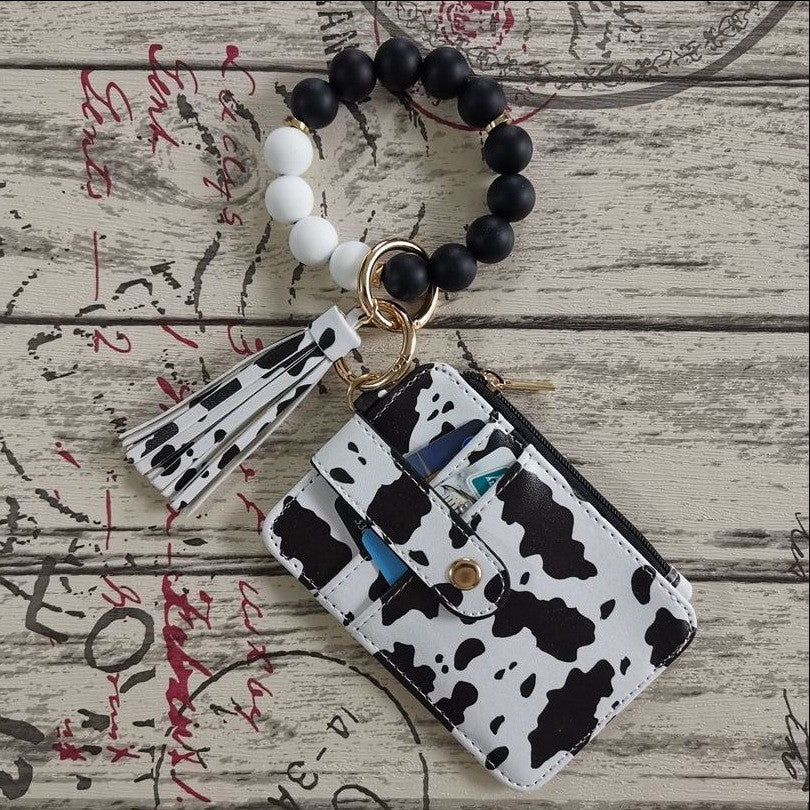 🎅Storsalg Siste dagssalg 🔥- Silikonperlearmbånd, kortholder, nøkkelring