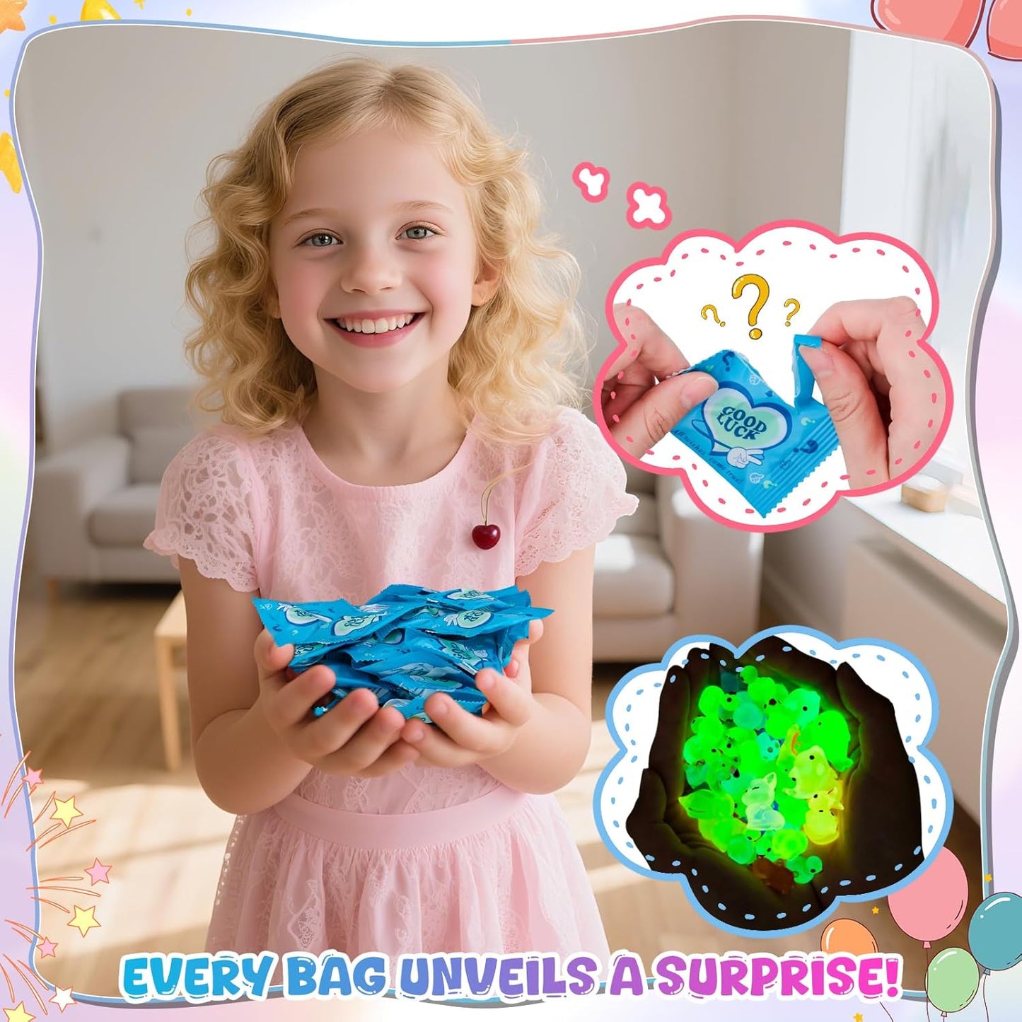 ⏰Mini Selvlysende Dyreharpiksmodeller