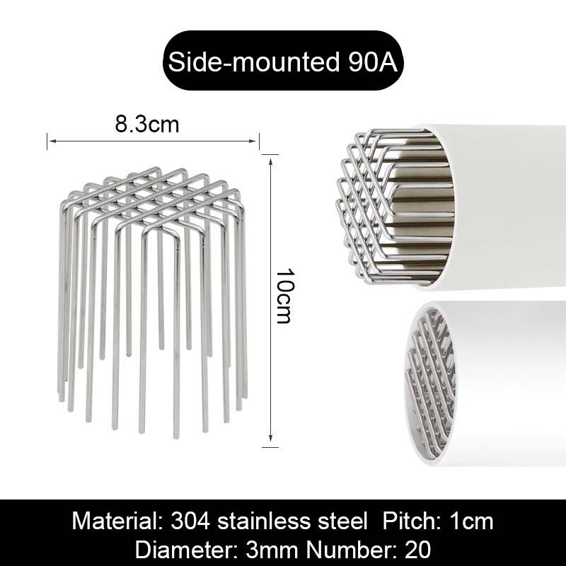 🛡 Avløpsbeskyttelse i 304 Rustfritt Stål – Holder Fugler, Rotter og Rusk Ute