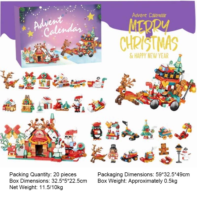 🎄 Jul DIY Byggesett – Overraskelsesblindboks med Kloss