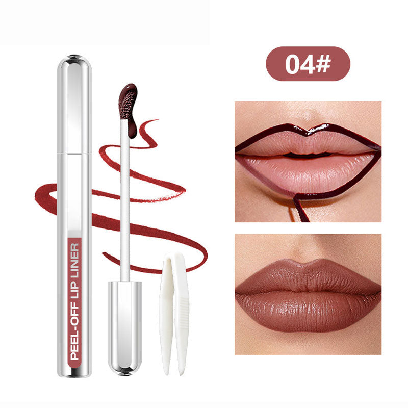 🎁 Kjøp 1 Få 1 – Peel-off Langvarig Leppe-liner & Gloss 💋