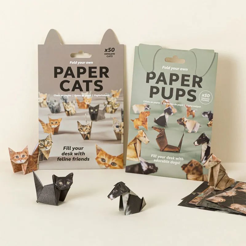 🐱DIY Origami Katter – Koselig hobby & gaveidé