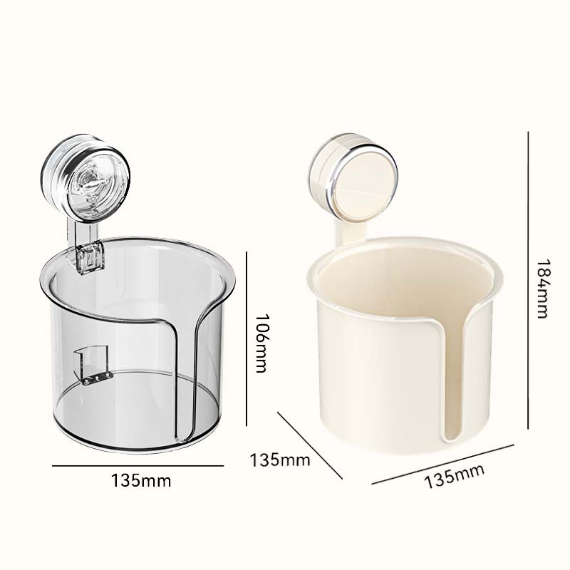 🎁 Kjøp 1, Få 1 Gratis! 🧻 Toalettrullholder Med Sugekopp – Ingen Hull✨