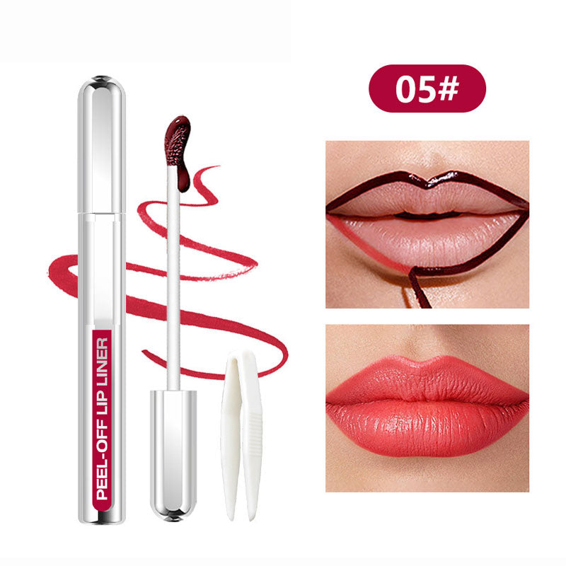 🎁 Kjøp 1 Få 1 – Peel-off Langvarig Leppe-liner & Gloss 💋