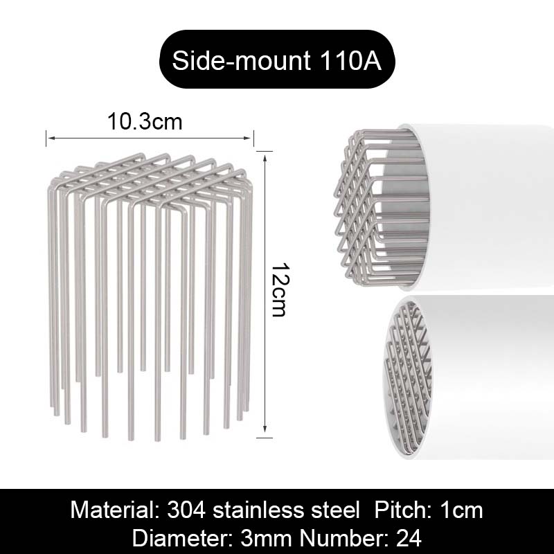 🛡 Avløpsbeskyttelse i 304 Rustfritt Stål – Holder Fugler, Rotter og Rusk Ute