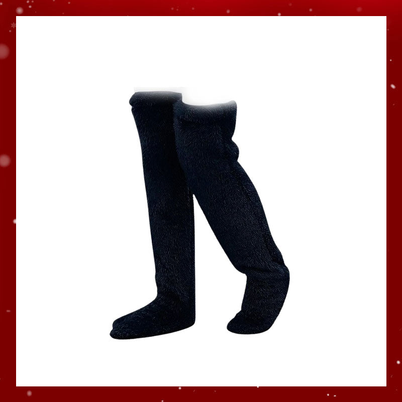 Gåsedunssokker i ull til jul