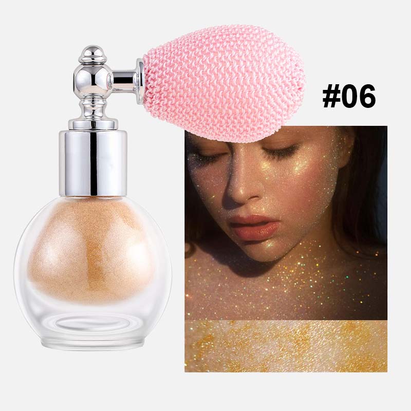 ✨ Lysende Glitter Highlighter – Langvarig & Svettebestandig