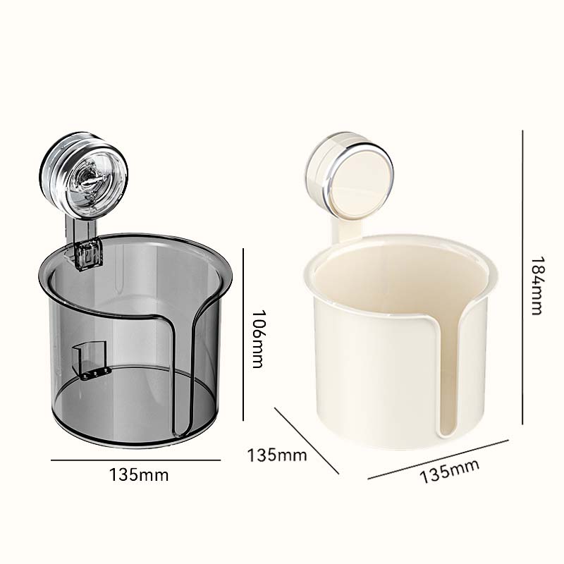 🎁 Kjøp 1, Få 1 Gratis! 🧻 Toalettrullholder Med Sugekopp – Ingen Hull✨