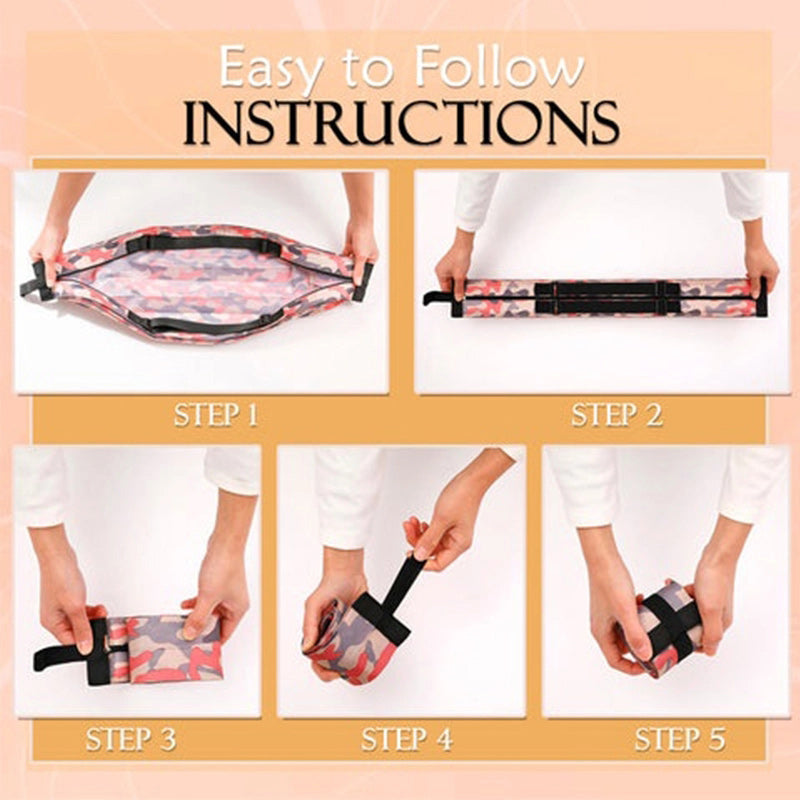 🎒🛍️ Praktisk sammenleggbar reiseveske – skulderveske & handlepose ✅