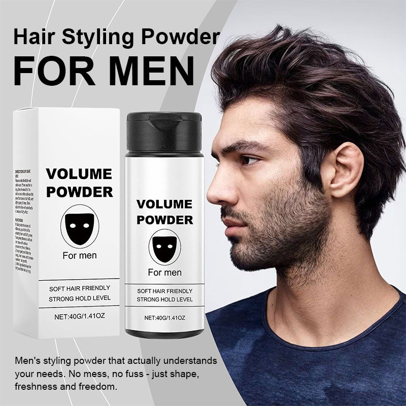 🔥 Volumpulver for Menn – Umiddelbar Løft og Matt Finish