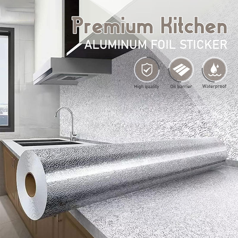 🍳✨ Slitesterke aluminiumsfolie‑klistremerker for kjøkken