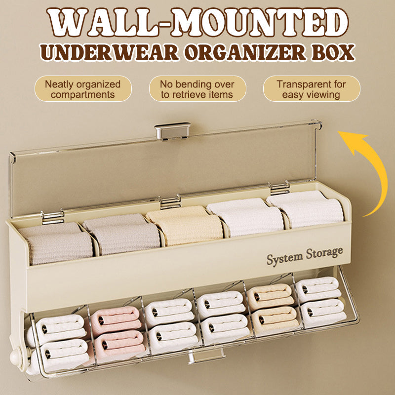Veggmontert Undertøysoppbevaringsboks