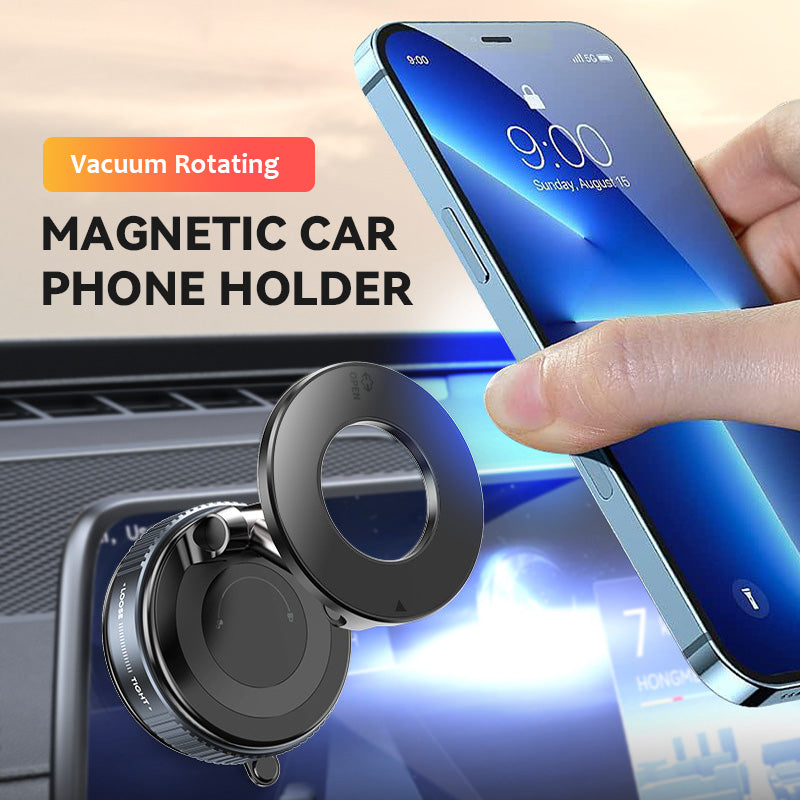 Vakuumroterende magnetisk bilholder