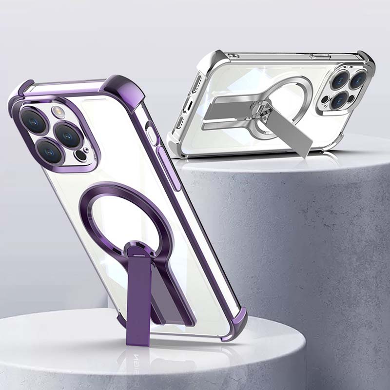 Magnetisk mobilveske med fire hjørner og fallsikring