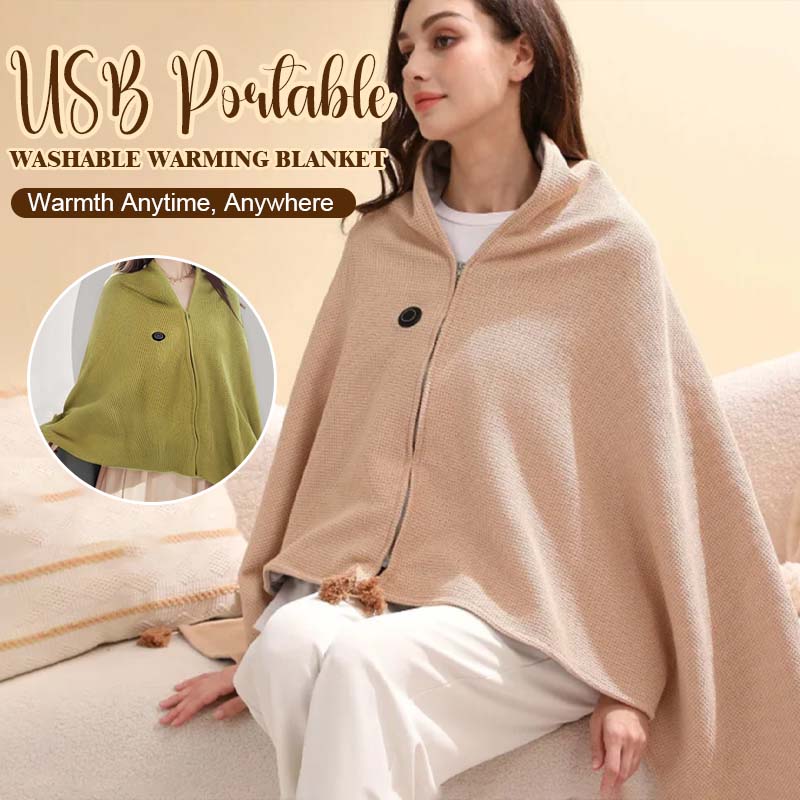USB bærbart vaskbart varmeteppe – Varme når som helst, hvor som helst