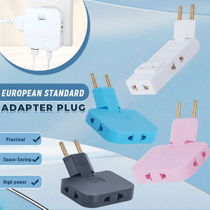 ⚡ Europeisk Strømadapter – Kompakt & Praktisk