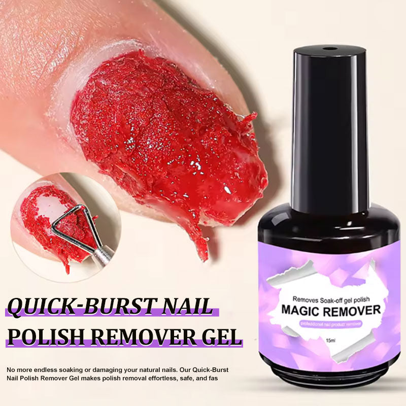 💅 Quick-Burst Neglelakkfjerner Gel – 15ml （2stk）