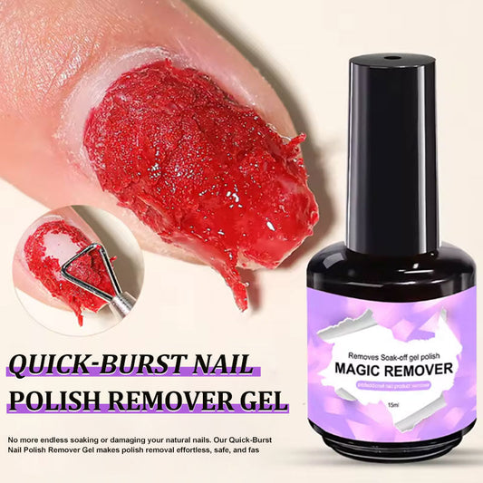 💅 Quick-Burst Neglelakkfjerner Gel – 15ml （2stk）