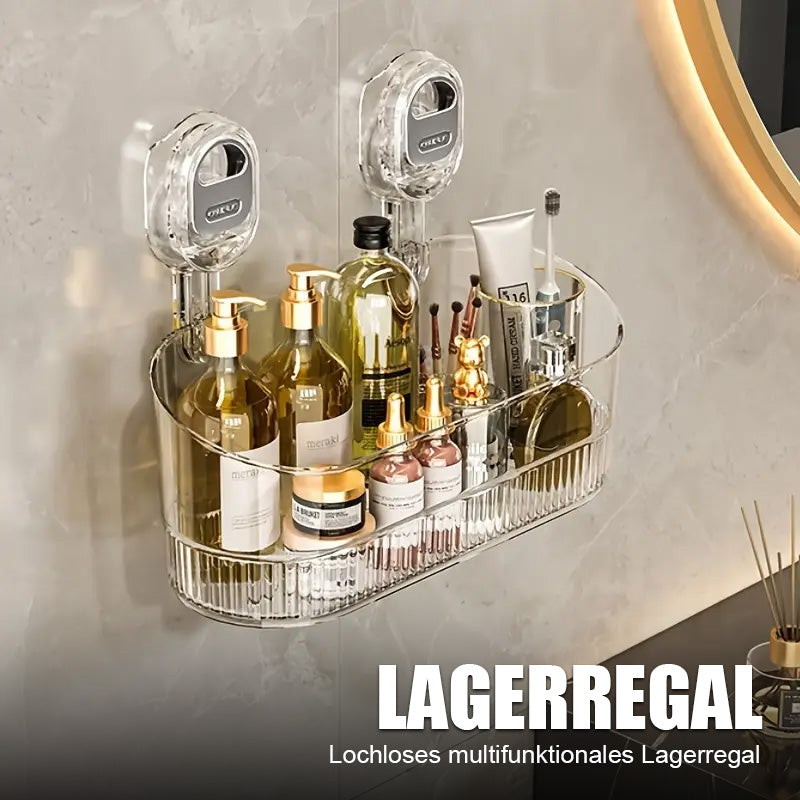 🏠🛁 Hullfri sugekopp-oppbevaringshylle – Kjøkken & Bad Organizer