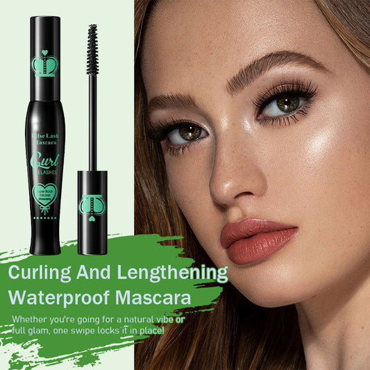 👑 QUEEN Maskara – Vanntett, Forlengende & Bøyende Effekt 💧