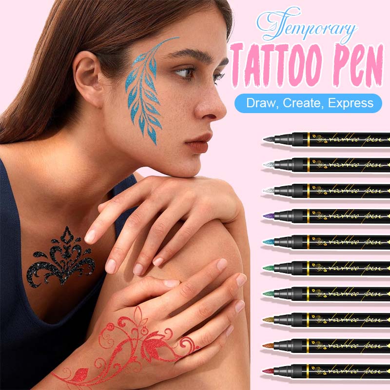 🖊️ Midlertidig Tatoveringspenn – Kreativ kroppskunst