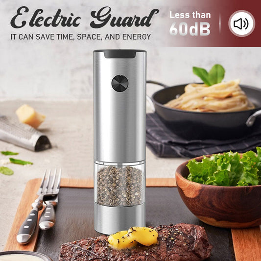 ⚡ Elektrisk Kvern – Enkel, Justerbar & Med Lys