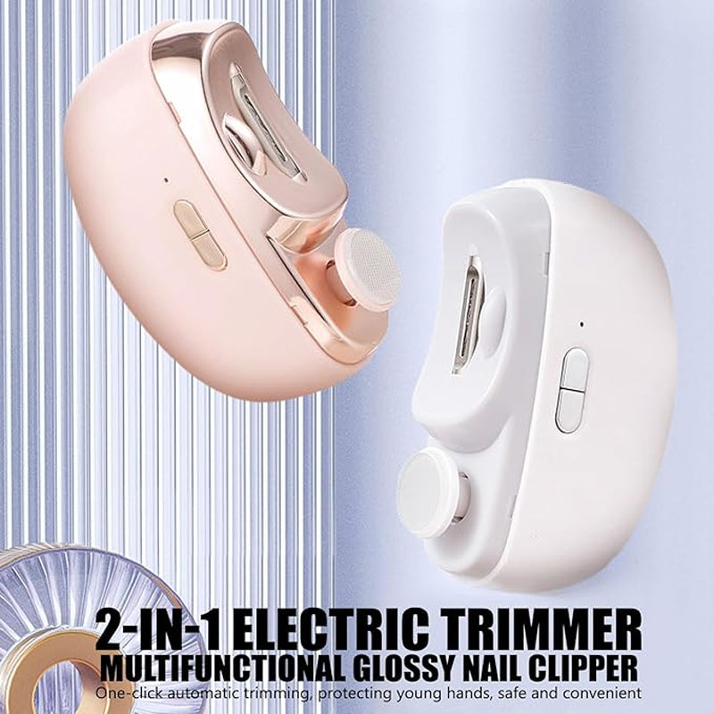 ✨ Elektrisk Neglepolerer & Sikker Negleklipper