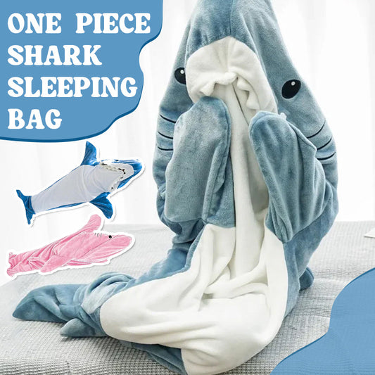 🦈 One Piece Høst- & Vintersovepose i Hai-design