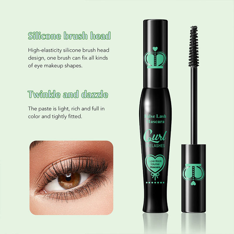 👑 QUEEN Maskara – Vanntett, Forlengende & Bøyende Effekt 💧