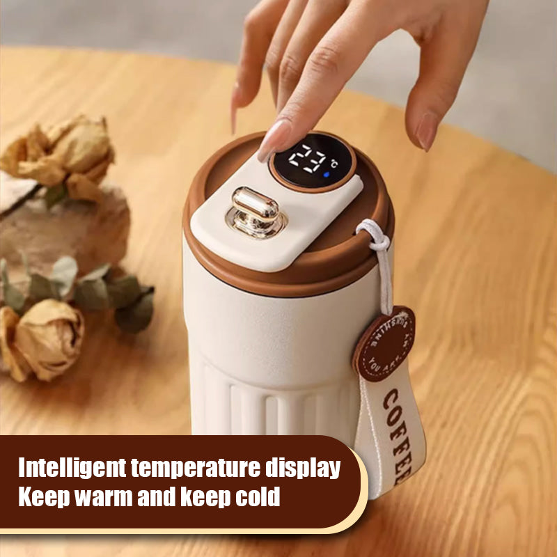 ☕ Kaffetermos med Temperaturdisplay