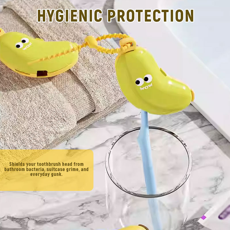 🎁 Kjøp 1 Få 1 Gratis 🍌 Banan Tannbørstehode Deksel – Søt & Ren Beskyttelse 🪥✨