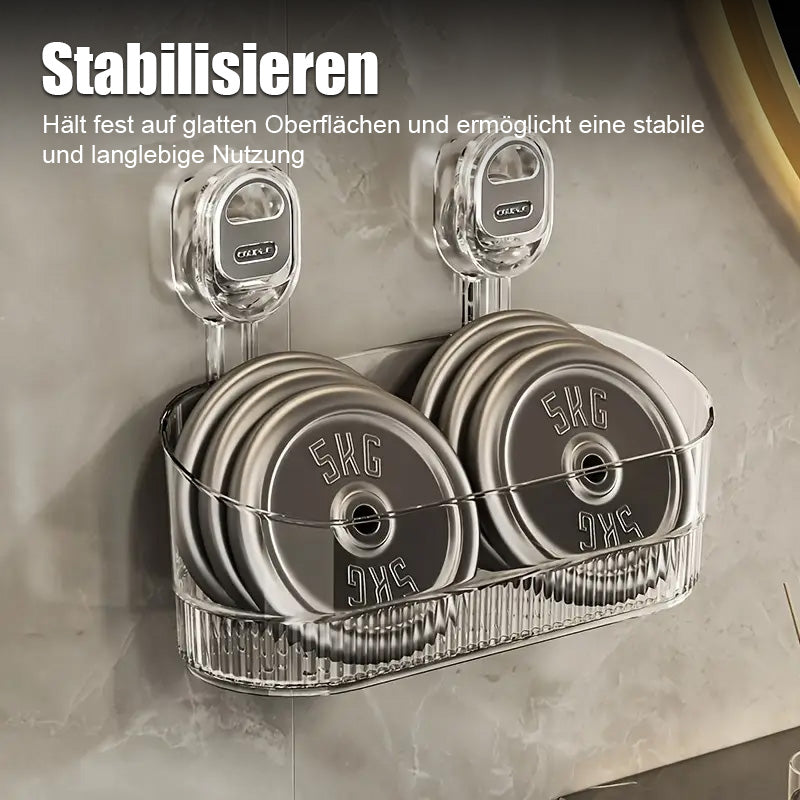 🏠🛁 Hullfri sugekopp-oppbevaringshylle – Kjøkken & Bad Organizer