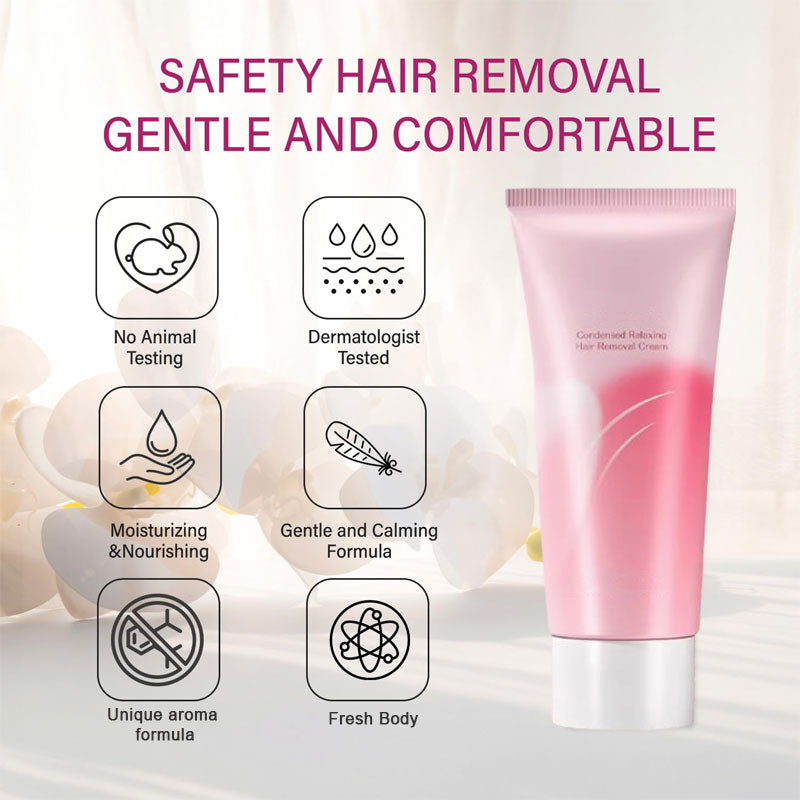 🌸Universell hårfjerningskrem for hele kroppen, skånsom og etterlater ingen svarte flekker🌸