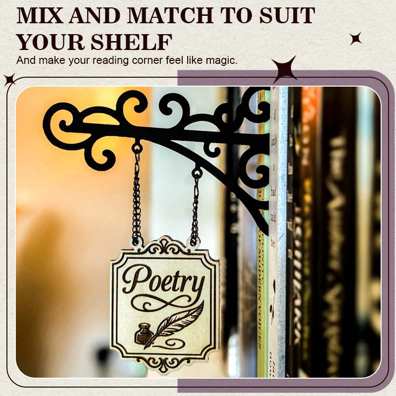 📚 Book Nook Tavern Signs – Kreative Bokskilt & Bokmerker