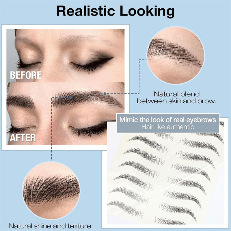 🌿✨ 6D Øyenbrynsoverføring – Få naturlige bryn på et blunk!