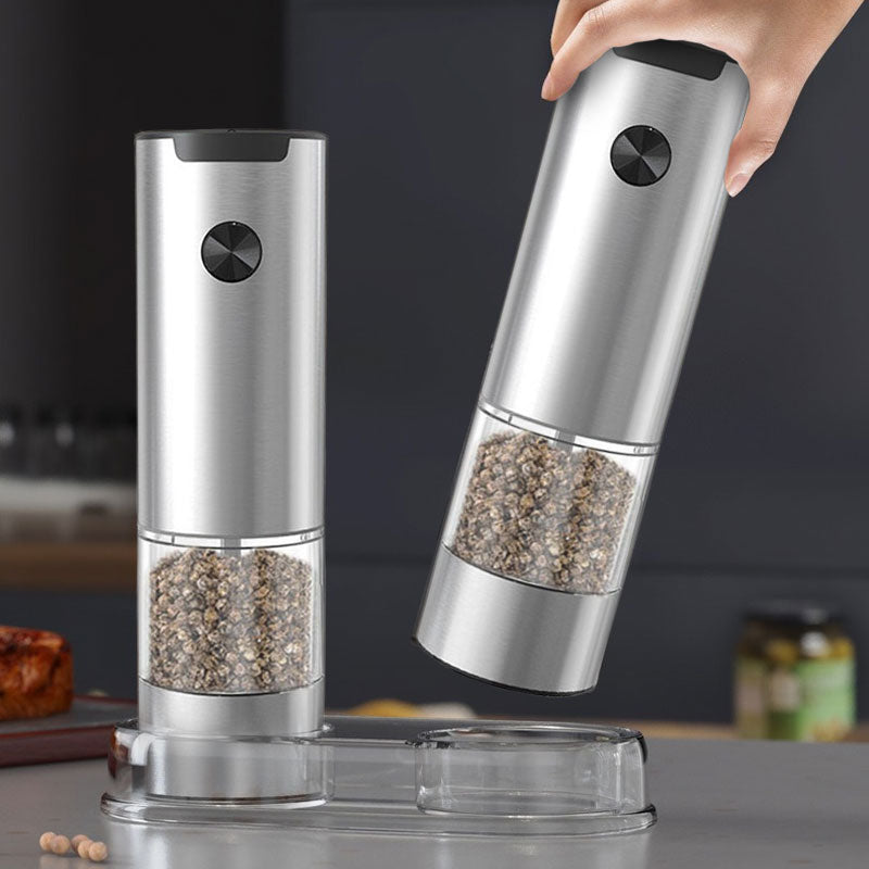 ⚡ Elektrisk Kvern – Enkel, Justerbar & Med Lys