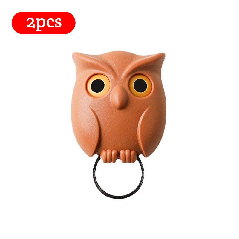🦉 Magnetisk Ugle Nøkkelholder – Søt & Praktisk Oppbevaring uten Boring!